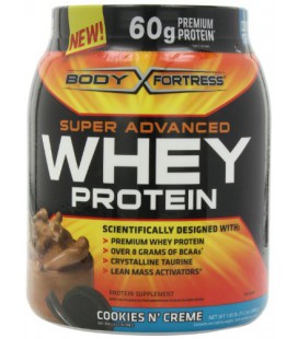 Body Fortress Super Advanced Whey Protein, Cookies 'N Cream, 1.95 Pounds