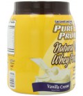 Pure Protein 100 %  Natural Whey Protein, Vanilla Creme, 1.6 Pounds