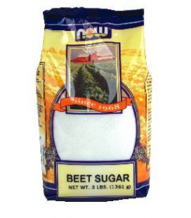 Now Foods Beet Sugar, 3-Pound (Pack of 2)