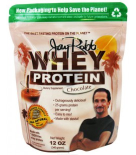 Jay Robb Whey Protein Powder Chocolate -- 12 oz