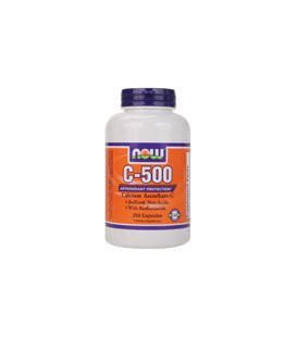 Now Foods C-500 Ascorbate, Capsules, 250-Count