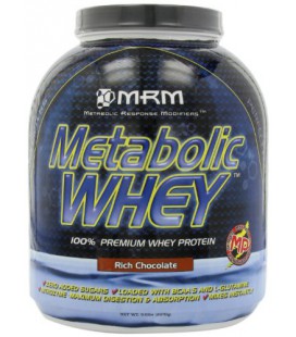 MRM Metabolic Whey Protein Supplement, Rich Chocolate, 5-Pound Jar