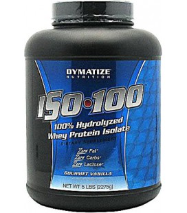 ISO-100 - 100% Hydrolyzed Whey Protein Isolate Vanilla 5 lbs