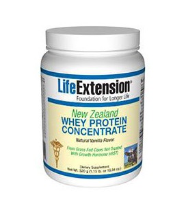 New Zealand Whey Protein Concentrate, Natural Vanilla Flavor 520 Grams
