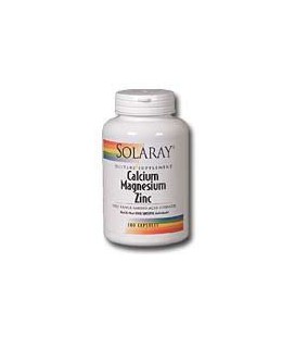 Solaray - Calcium Magnesium Zinc, 250 capsules