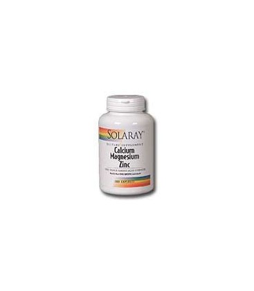 Solaray - Calcium Magnesium Zinc, 250 capsules