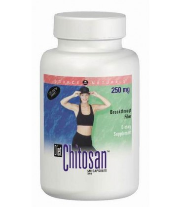 Source Naturals Diet Chitosan, 250mg, 120 Capsules