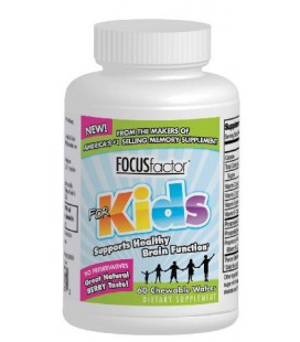 Factor Nutrition Labs Focus Factor for Kids, 60-Chewable Waf