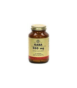 Solgar - Gaba, 500 mg, 100 veggie caps