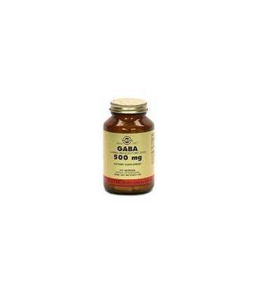 Solgar - Gaba, 500 mg, 100 veggie caps