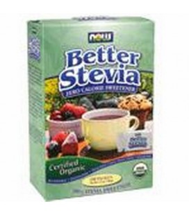 Now Foods Organic Stevia Packets, 100-Count