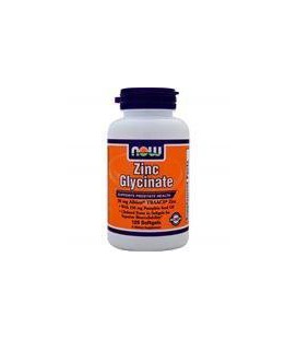 Now Foods Zinc Glycinate 30mg Soft-gels, 120-Count