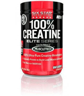 Six Star Pro Nutrition  Elite Series 100%  Creatine,  400  Gram Powder- Unflavoured US