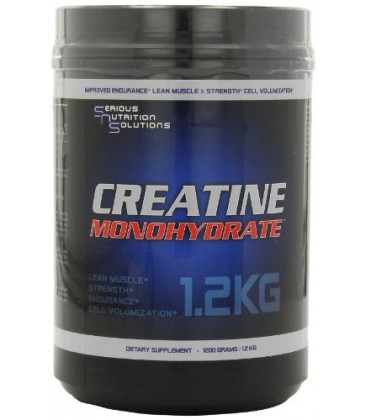 Serious Nutrition Solution Creatine Monohydrate Powder, 1200 Grams