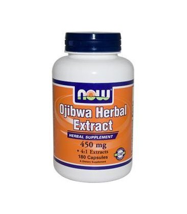 NOW Foods Ojibwa Herbal Extract, 450mg, 180 Vcaps