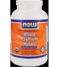 Now Foods Organic Psyllium Husk Whole, 12-Ounce