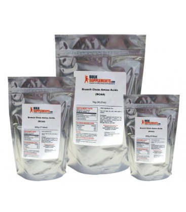 BulkSupplements Pure Branch Chain Amino Acids (BCAA) Powder (250 grams)