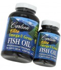 Carlson Labs Elite Omega-3 Gems Fish Oil 1250mg, lemon flavored chewable, 120 Softgels