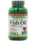 Nature's Bounty Odorless Fish Oil 1200mg (value Size), 200-Count, Omega 3