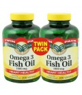 Spring Valley - Fish Oil Omega-3, 1000 mg, 400 Softgels, Twin Pack