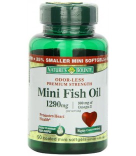 Nature's Bounty Mini Fish Oil, 90 Count