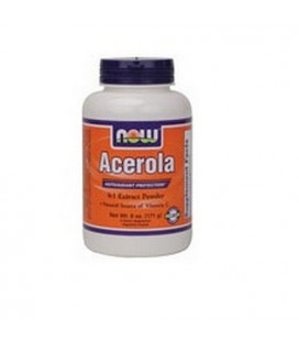 NOW Foods Acerola 4:1 Extract Powder, 6 Ounces (Pack of 2)