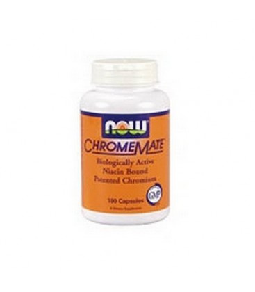 NOW Foods Chromemate, 180 Capsules (Pack of 2)