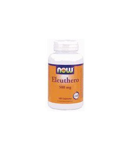 Now Foods Eleuthero 500mg, Capsules, 100-Count