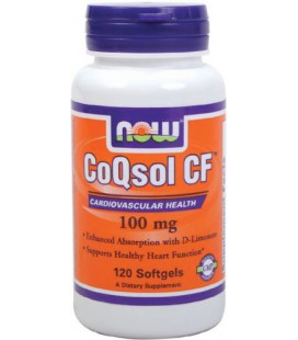 NOW Foods CoQsol-CF 100mg, 120 Softgels