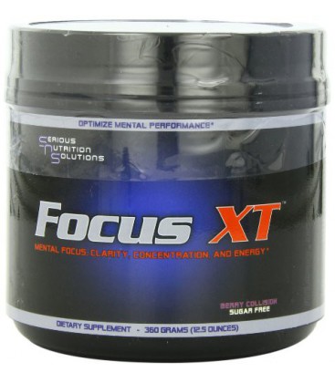 Serious Nutrition Solution Focus XT, Berry Collision 12.5oz