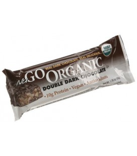 NuGo Organic Nutrition Bar, Dark Double Chocolate, 1.76-Ounc