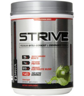 Omega Sports Strive Energy Powder, Green Apple, 640 Gram