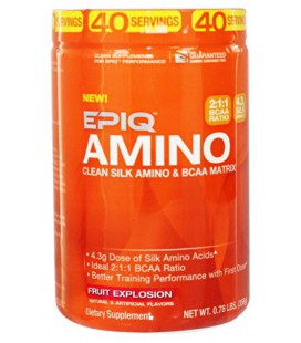 EPIQ - Amino Clean Silk Amino & BCAA Matrix Fruit Explosion - 0.78 lb.