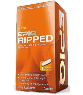 EPIQ - Ripped Ultra-Intense Thermogenic Stimulant - 120 Capsules CLEARANCE PRICED