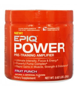 EPIQ - Power Pre-Training Amplifier Fruit Punch 40 Servings - 280 Grams
