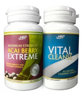 Maximum Strength Acai Berry Extreme / Vital Cleanse - With G