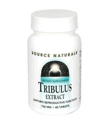 Source Naturals Tribulus Extract, 750mg, 60 Tablets (Pack of