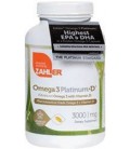 Zahlers Advanced Omega-3 + Vitamin D3 Platinum Fish Oil High EPA/DHA (Premium Grade) - 180 Softgels