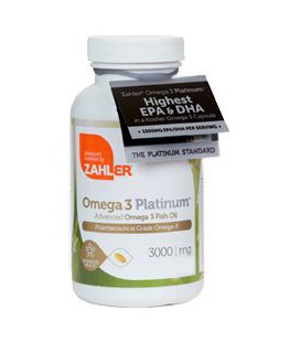 Zahlers Advanced Omega-3 Platinum Fish Oil High EPA/DHA (Premium Grade) - 60 Softgels