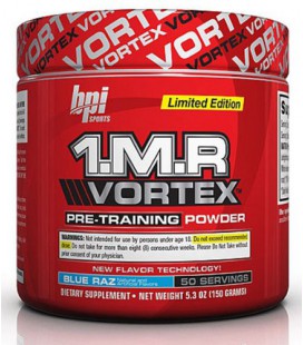 BPI Sports - 1 M.R Vortex Limited Edition Pre-Workout Powder Blue Raz 50 Servings - 150 Grams