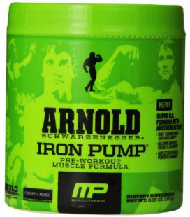 Arnold Schwarzenegger Series Arnold Iron Pump Supplement, Pineapple Mango, 6.35oz