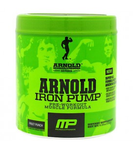 Arnold By Musclepharm Iron Pump 30 Servings W/MP Wristband (Fruit Punch)