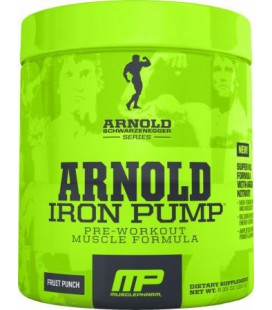 Arnold Schwarzenegger Series Iron Pump Pre-Workout Supplement, Blue Razz, 0.39 Pound
