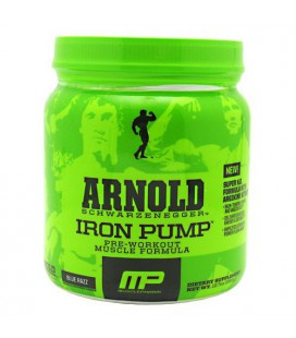 Arnold Schwarzenegger Series Iron Pump Pre-Workout Supplement, Blue Razz, 0.79 Pound