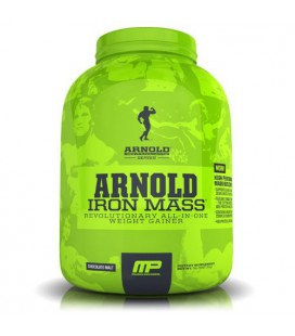 Muscle Pharm Arnold Schwarzenegger Series Iron Mass Weight Gainer, Chocolate Malt, 5 Pound