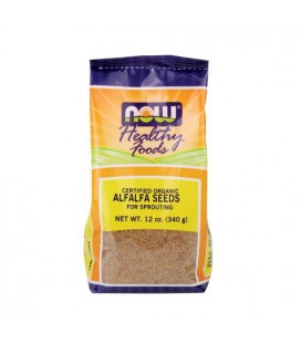 Now Foods Organic Alfalfa Seeds, 12-Ounce
