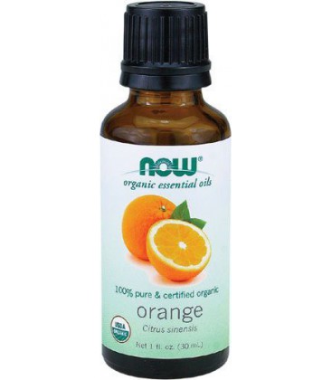 Now Foods Organic Orange Oil, 1-Ounce (Pack of 2)