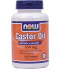 Now Foods Castor Oil 650mg, 120 Softgels