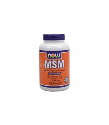 MSM 1000 mg by Now Foods 240 Capsules