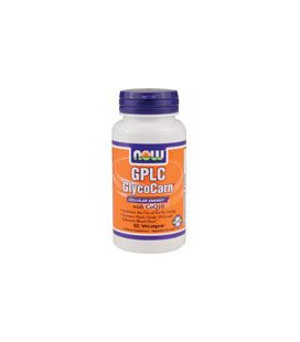NOW Foods GPLC GlycoCarn with CoQ10, 60 Vcaps